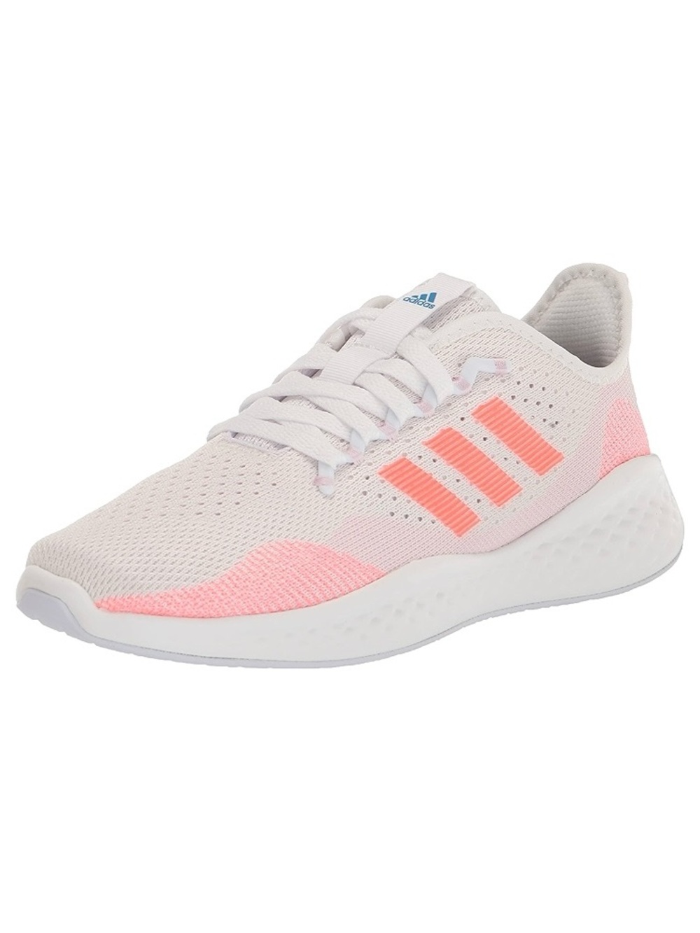Adidas Women's White & Pink Fluidflow 2.0 Sneakers